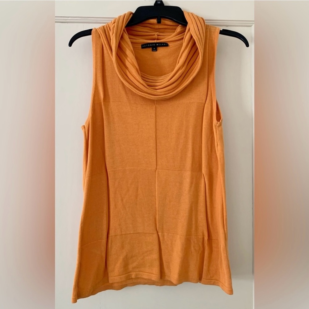 ANTONIO MELANI Cowl Neck Top Size M